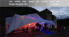 Desktop Screenshot of dinglemarqueehire.co.uk